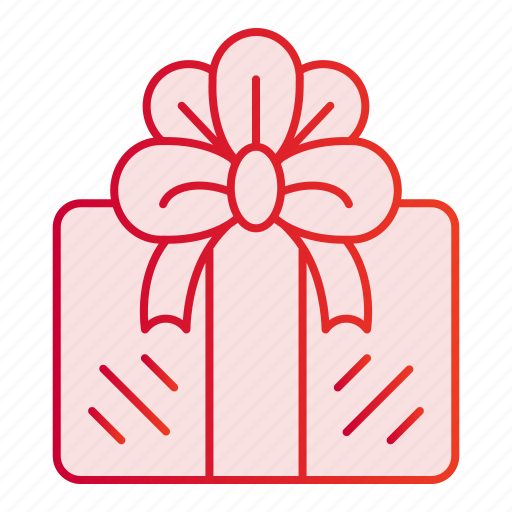 Gift, box, present, birthday, bow, package, parcel icon - Download on Iconfinder