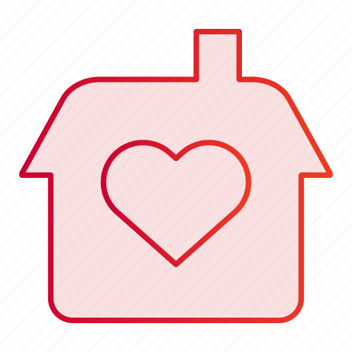 House, love, home, heart, care, estate, residential icon - Download on Iconfinder