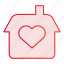 house, love, home, heart, care, estate, residential, shape, health 