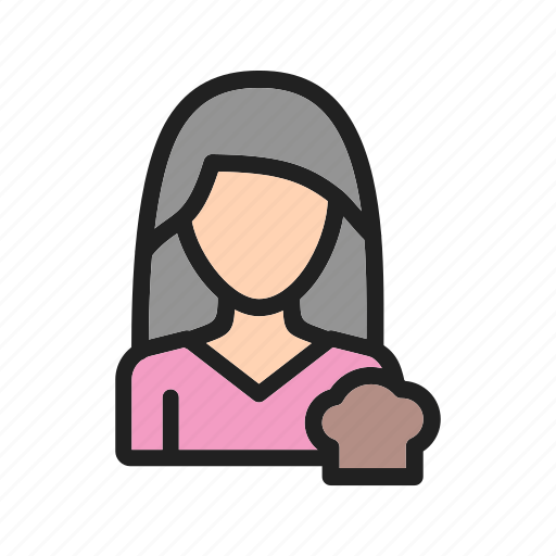 Cooking, domestic, home, kitchen, mixing, recipe, woman icon - Download on Iconfinder