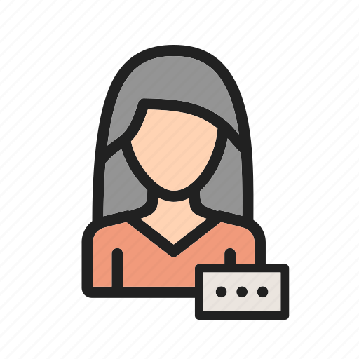 Business, computer, laptop, mobile, office, typing, woman icon - Download on Iconfinder