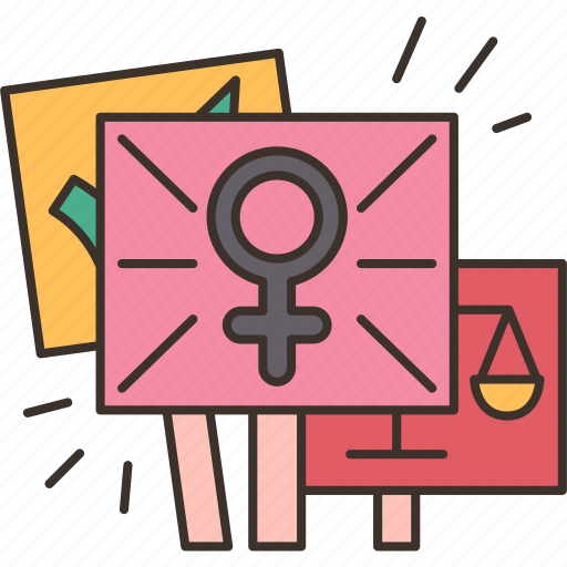 Protests, women, rights, feminist, movement icon - Download on Iconfinder
