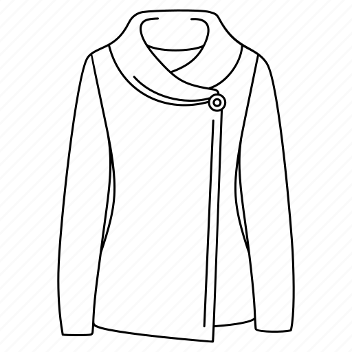 Cardigan, neck, plaid, shawl, womens icon - Download on Iconfinder