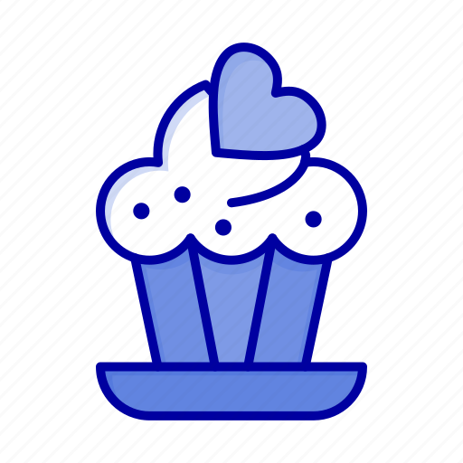 Cake, cupcake, love icon - Download on Iconfinder