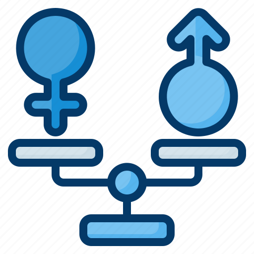 Equality, gender, balance, scale, law, woman, man icon - Download on Iconfinder
