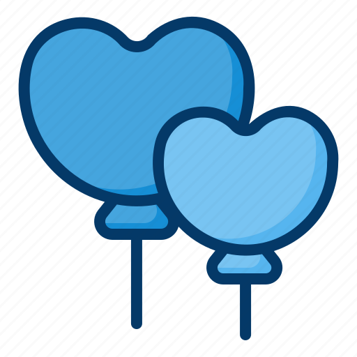 Love, heart, birthday, party, celebration, romantic, balloons icon - Download on Iconfinder