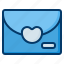 love, letter, message, envelope, mail, communications, heart 