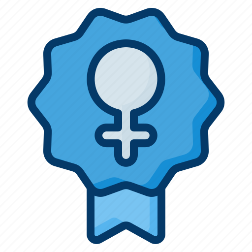 Medal, woman, cultures, badge, award, women, womens day icon - Download on Iconfinder