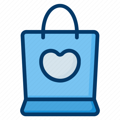 Shopping, bag, love, gift, present, buy, heart icon - Download on Iconfinder