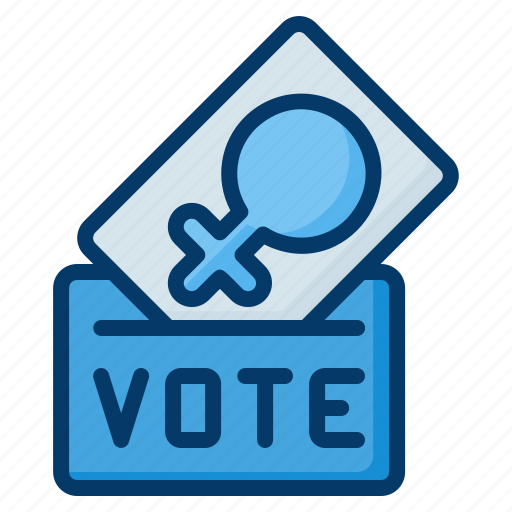 Vote, woman, suffrage, venus, femenine, gender, female icon - Download on Iconfinder