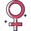female, female symbol, gender, female sign, sex, specific gender, feminine 