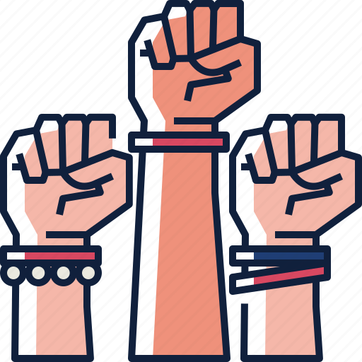 Women, march, women march, feminism, female, hand, womens day icon - Download on Iconfinder