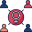 networking, network, connection, communication, female, feminism, women 