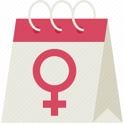 Calendar, date, schedule, event, day, womens day, female symbol icon - Download on Iconfinder