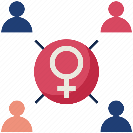 Networking, network, connection, communication, female, feminism, women icon - Download on Iconfinder