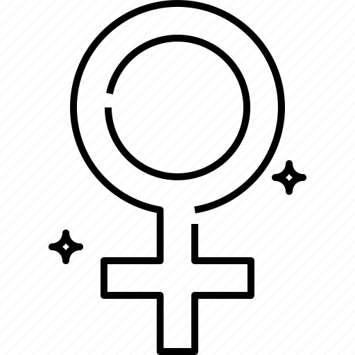 Female, female symbol, gender, female sign, sex, specific gender, feminine icon - Download on Iconfinder