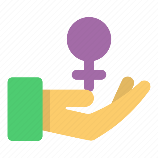 Care, hand, women, female, gender, protection, gesture icon - Download on Iconfinder