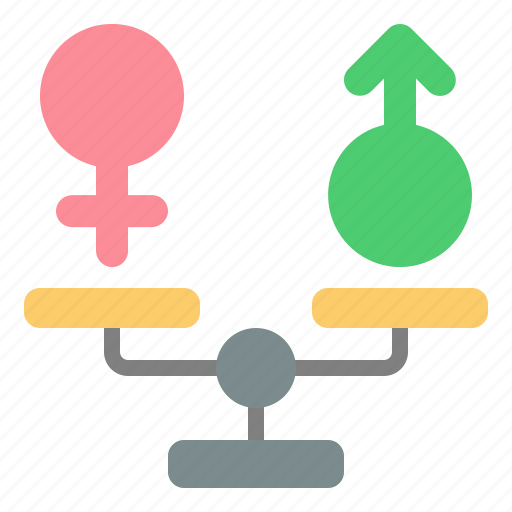 Equality, gender, balance, scale, law, woman, man icon - Download on Iconfinder