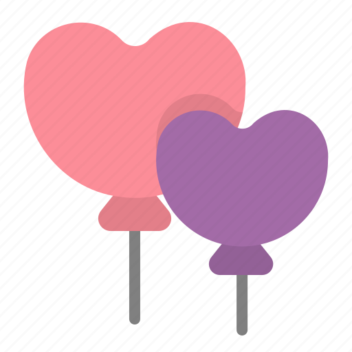 Love, heart, birthday, party, celebration, balloons, decoration icon - Download on Iconfinder