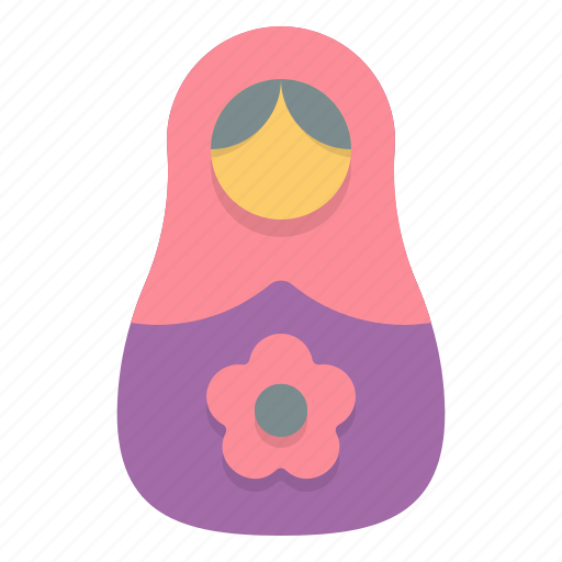 Matryoshka, cultures, doll, russian, traditional, toy, decoration icon - Download on Iconfinder