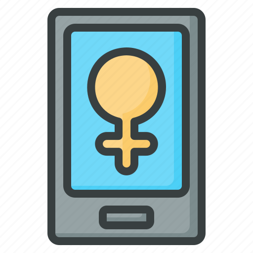 Smartphone, woman, womens, day, girl, venus, femenine icon - Download on Iconfinder