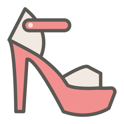 High, footwear, heel, fashion, peep toe pump, shoe icon - Free download