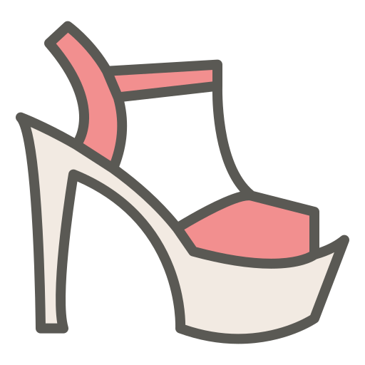 Footwear, platform, fashion, t-strap, strap, shoes, t-strap platform icon - Free download