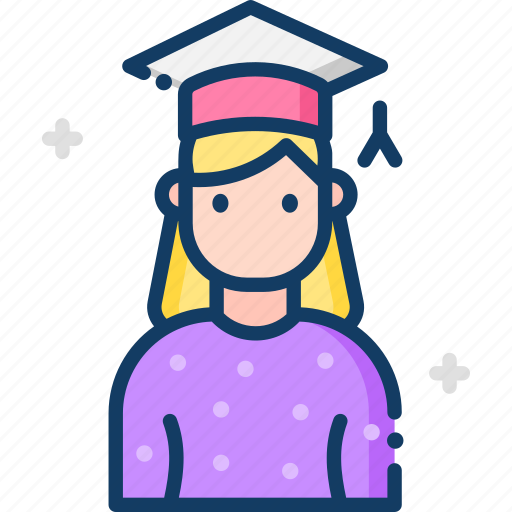 Education, female, graduate, woman icon - Download on Iconfinder