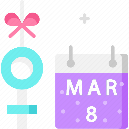 Calendar, female, march, womens day icon - Download on Iconfinder