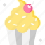 cupcake, dessert, muffin, sweet 