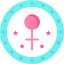 female symbol, sign, stamp, woman 