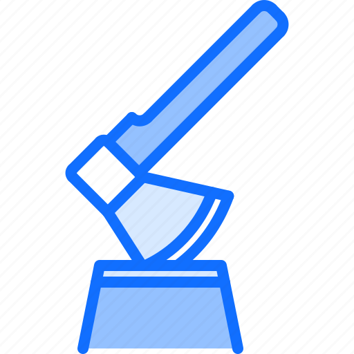 Axe, wood, tree, joiner, carpenter icon - Download on Iconfinder