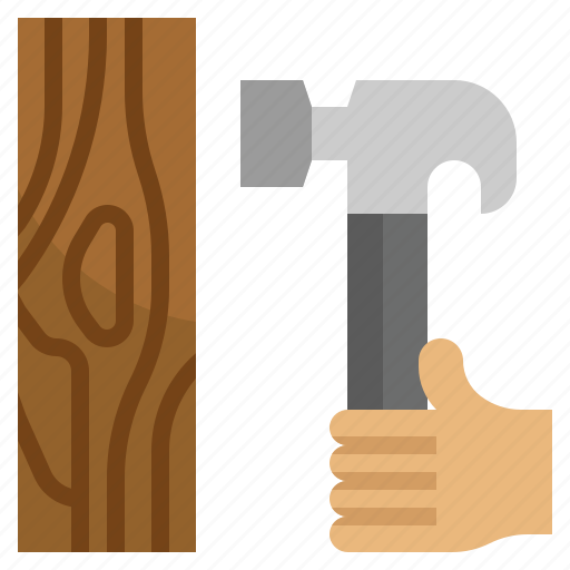 Hammer, construction, wood, floor, building icon - Download on Iconfinder