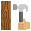 hammer, construction, wood, floor, building 