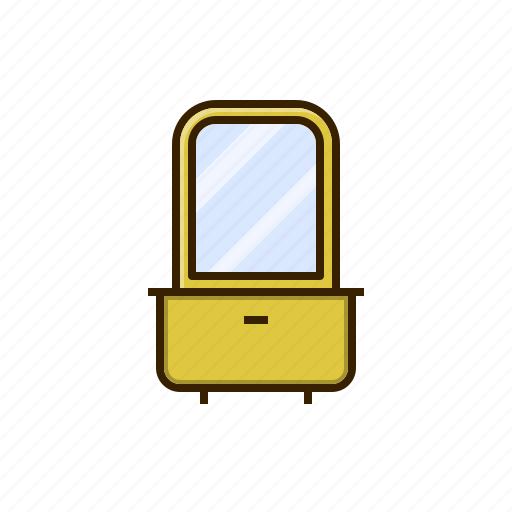 Dressing, furniture, home, mirror, table icon - Download on Iconfinder