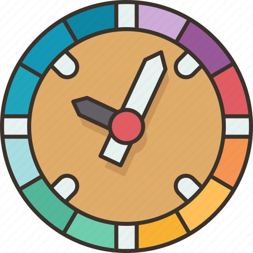 Wooden, clock, time, fun, toy icon - Download on Iconfinder