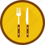 eat, eating, fork, kitchen, knife, plate 