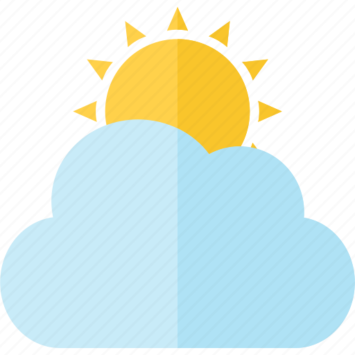 Climate, cloud, forecast, partly sunny, season, sun, weather icon - Download on Iconfinder