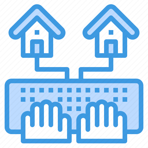 Hands, home, keyboard, work, work from home, working icon - Download on Iconfinder