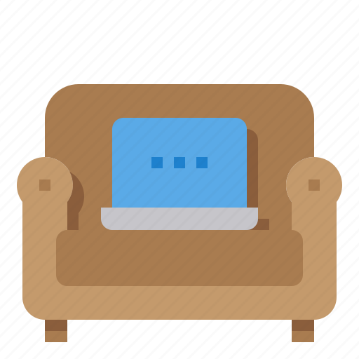 Home, laptop, room, sofa, work, work from home, working icon - Download on Iconfinder