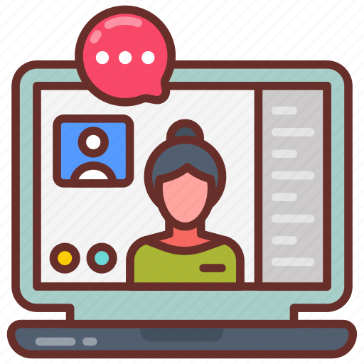 Online, discussion, virtual, chat, web, forum icon - Download on Iconfinder