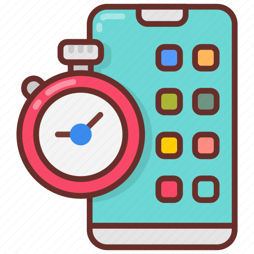Time, tracking, app, softwares, phone icon - Download on Iconfinder