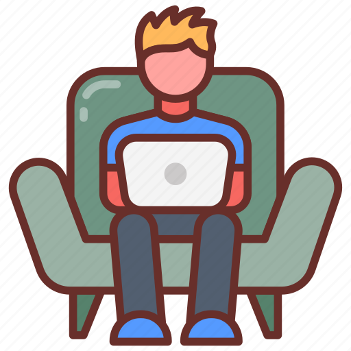Online, work, remote, job, freelancing, freelancer, nomad icon - Download on Iconfinder
