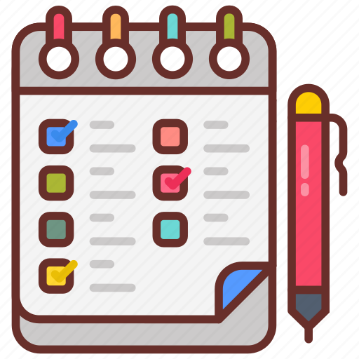 Daily, checklist, todo, list, index, agenda, job icon - Download on Iconfinder