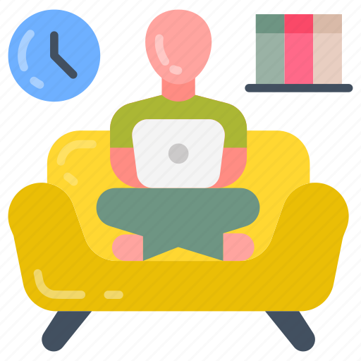 Stay, at, home, remote, nomad, freelancing, self icon - Download on Iconfinder
