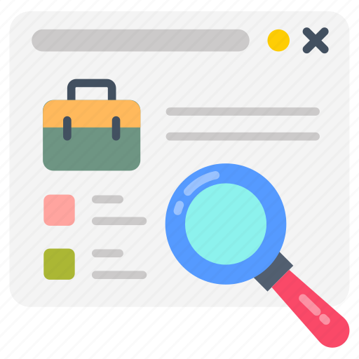 Job, search, vacancy, employment, hunting, seek icon - Download on Iconfinder