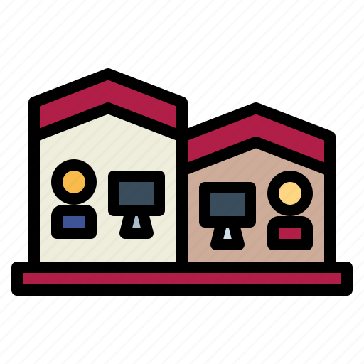 Home, house, real estate, town, work from home icon - Download on Iconfinder