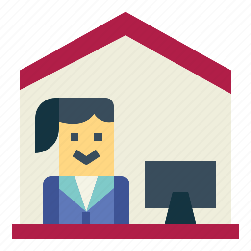 Home, house, office, work, work from home icon - Download on Iconfinder