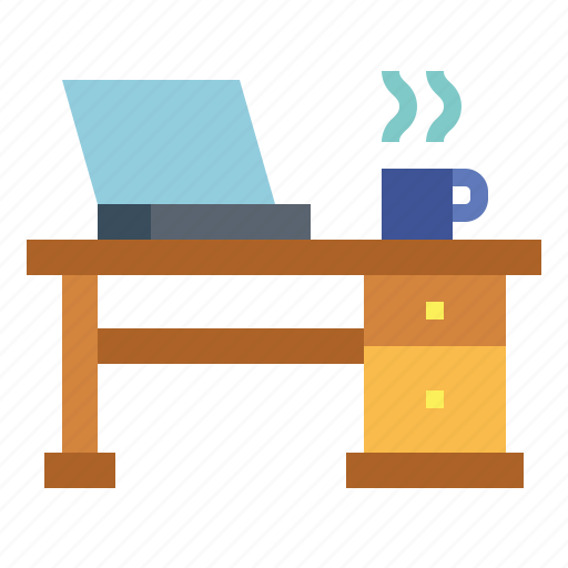 Office, table, work from home, work space icon - Download on Iconfinder