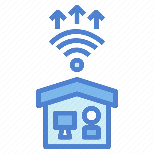 Home, house, internet, online, wifi, work icon - Download on Iconfinder